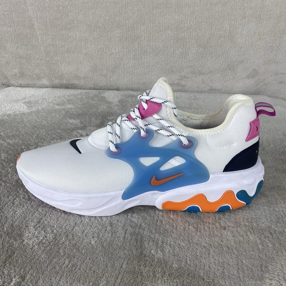 Nike React Presto Shoes Size 13 White Multi Running Sneakers CW7053-100 - Picture 2 of 11